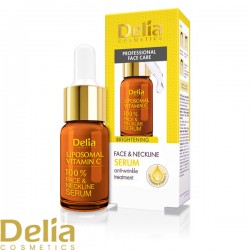 DELIA 100% - Izbeljujući serum za lice i vrat sa lipozomalnim vitaminom C 10ml